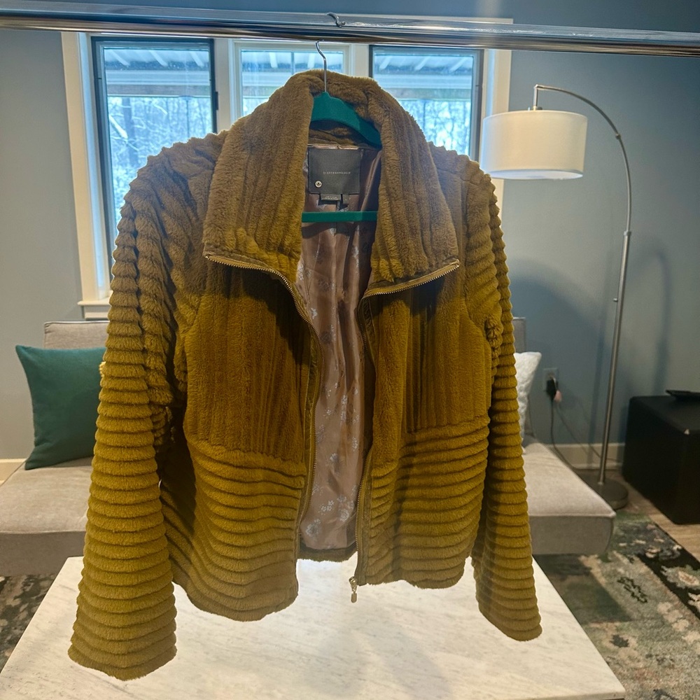 Anthropologie Faux Fur Jacket